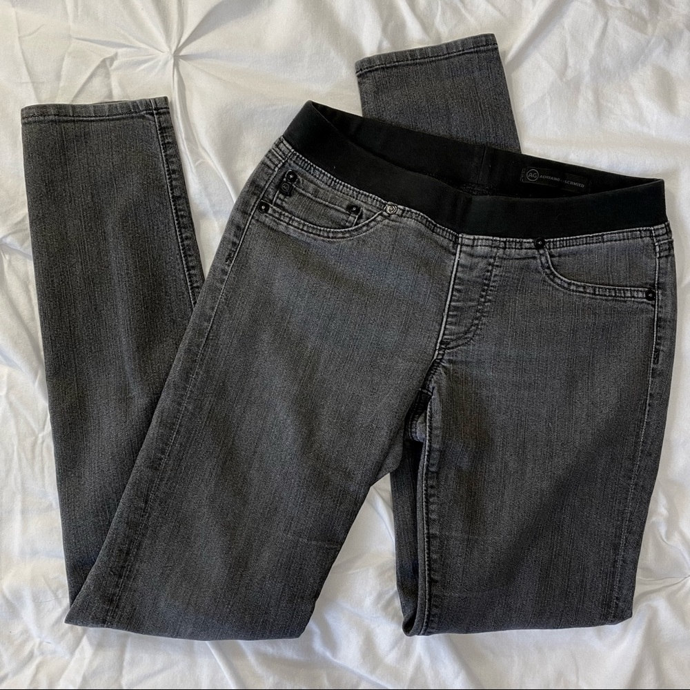 Adriano Goldschmied Pull-on Elastic Waist Jeans Slim Skinny Leg